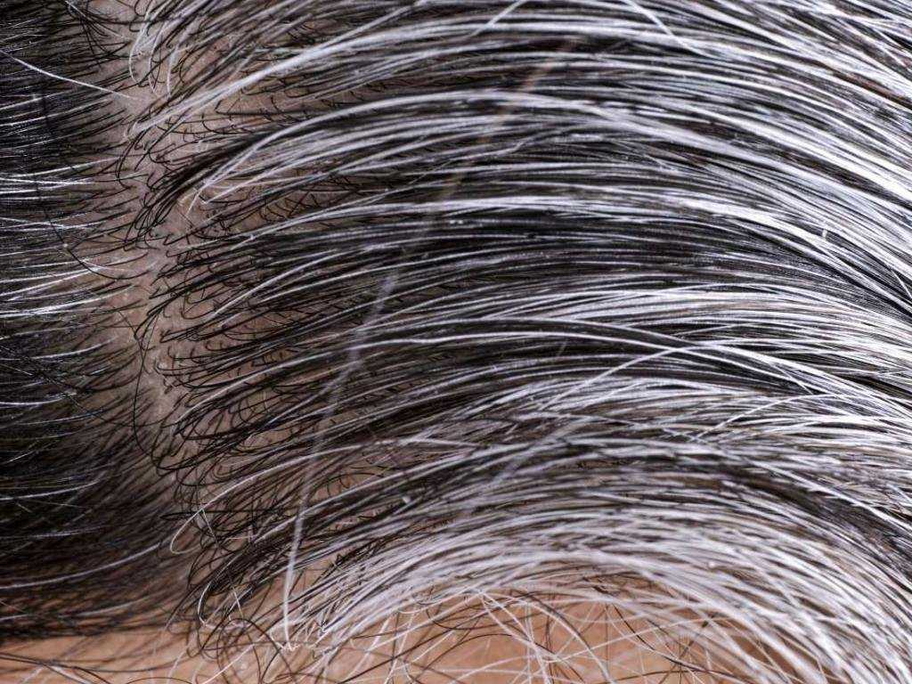 Как увидеть седые волосы