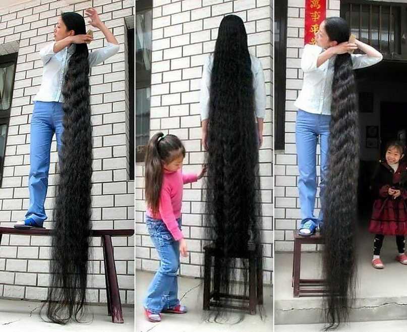 10 человек с самыми длинными в мире волосами