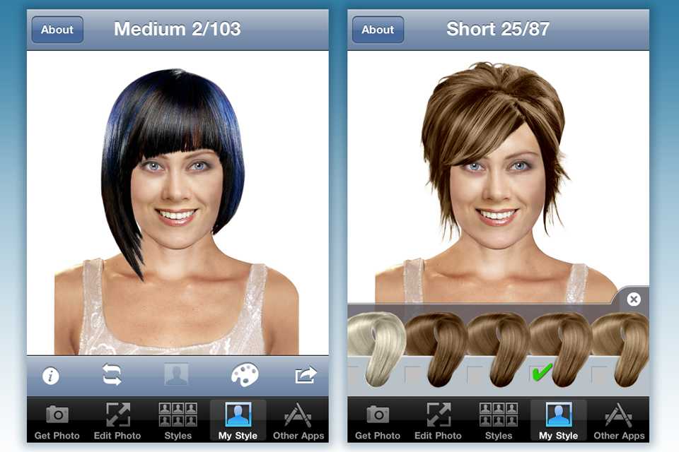 Примерить цвет волос по фото онлайн на себя