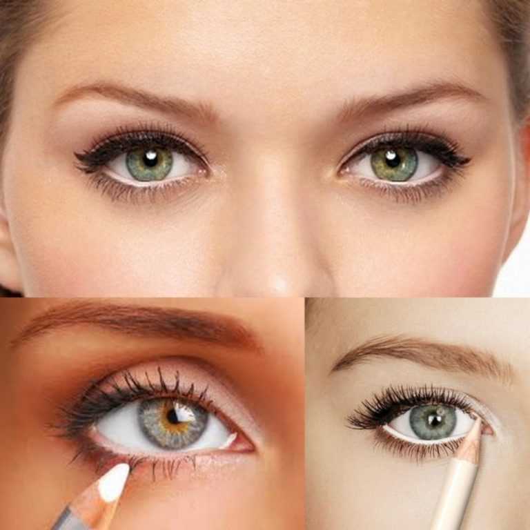 5 простых техник как увеличить глаза с помощью макияжа, пошагово, фото инструкция